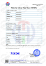 MSDS Report Template