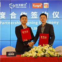 Tris Vision Sign Contract with Tuya smart